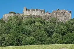 Os jacobitas tentaram sem sucesso tomar o Castelo de Stirling