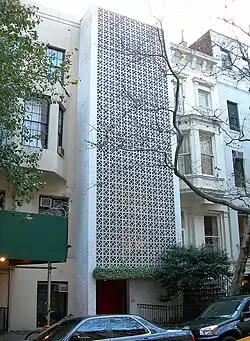 Edward Durell Stone Townhouse Nova Iorque, Nova York (1956)