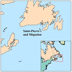 Localização de São Pedro e Miquelão