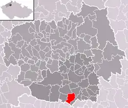 Localização de Straškov-Vodochody