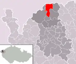 Localização de Stříbrná