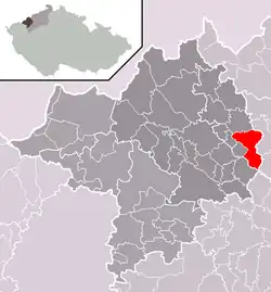 Localização de Strupčice