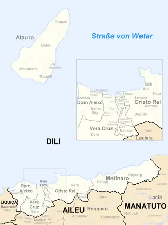 Postos administrativos de Díli