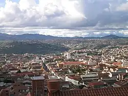 Vista panorâmica da cidade de Sucre.