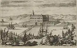 Castelo na Suécia Antiga e Hodierna, século XVIII