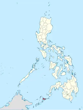 Sulu na Península de Zamboanga Coordenadas : 6°N, 121°E
