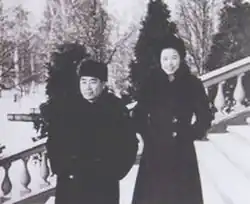 Zhou Enlai e Sun Weishi em Moscou em 1939