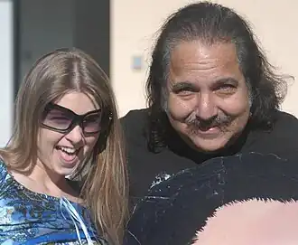 Ao lado de Ron Jeremy (5 de Dezembro de 2006).