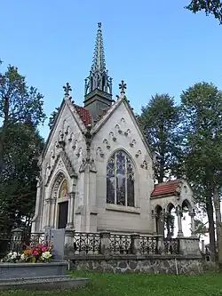 Capela Buchholtz no cemitério evangélico