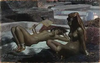 Sur les terrasses. Clair de lune à Laghouat (1897), Museu de Belas Artes de Reims
