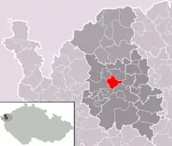 Localização de Svatava