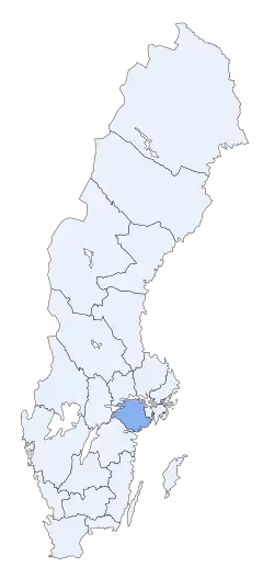 O condado da Södermanland