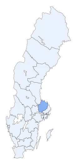 O Condado de Uppsala