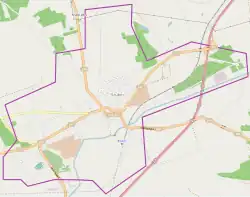 Localização de Szubin na Polónia