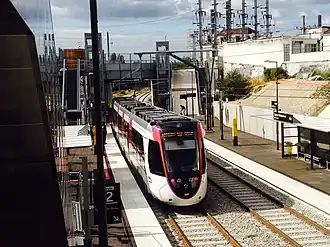 De tramway para a Estação de Épinay - Villetaneuse.