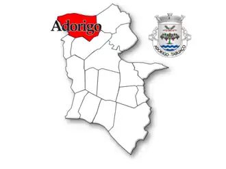 Localização no município de Tabuaço