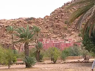 Vista de Tafraout, no Antiatlas