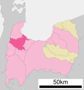 Localização de Takaoka