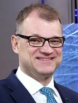 Juha Sipilä 25 de abril de 1961&nbsp;(64&nbsp;anos), serviu 2015 a 2019