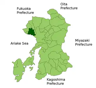 Localização de Tamana