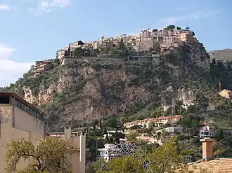 Vista de Taormina para Castelmola