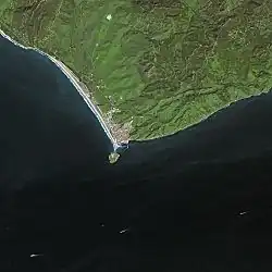 Imagem de satélite da Punta de Tarifa