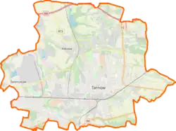 Localização de Tarnów na Polónia