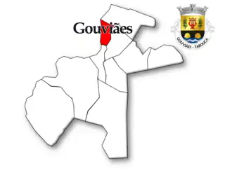 Localização no município de Tarouca