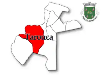 Localização no município de Tarouca