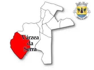 Localização no município de Tarouca