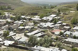 Parte norte da cidade de Terjane