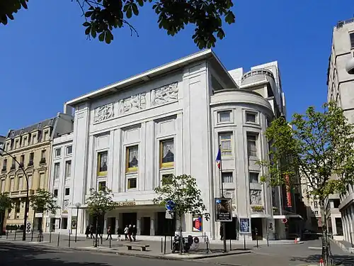 O Théâtre des Champs-Élysées em Paris por Auguste Perret (1911–1913)