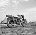 Matchless de 350cc usada pela 1st Airborne Division (1ª Divisão Aerotransportada) durante a Segunda Guerra Mundial