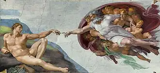 Michelangelo, Criação de Adão, 1511
