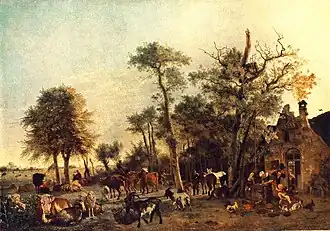 O Campo da Fazenda, 1649, anteriormente conhecido como A Vaca Urinosa da coleção de Amalia van Solms (1649)