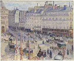 La Place du Havre (1893) de Camille Pissarro