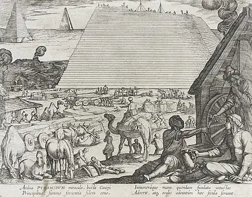 As "Pirâmides do Egito", da série "Maravilhas do Mundo Antigo".