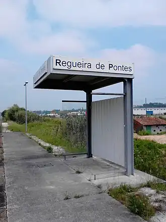 Apeadeiro de Regueira de Pontes, em 2016.