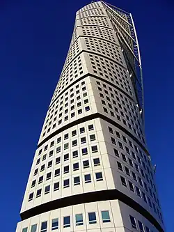 Turning Torso em Malmö por Santiago Calatrava, 2005