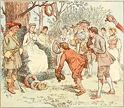 "As moças seguraram as apostas" - de Come Lasses and Lads