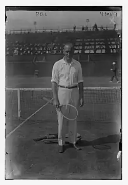 Theodore Roosevelt Pell no US Open de 1917