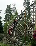 Thundercoaster Tusenfryd, uma montanha-russa de madeira.