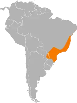 Distribuição do macuco