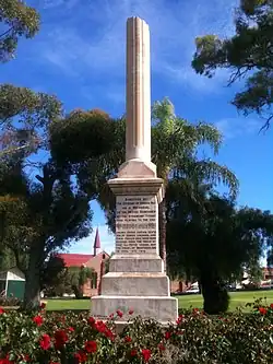 Titanic Bandsmen Memorial monument em Broken Hill, Austrália (1913)
