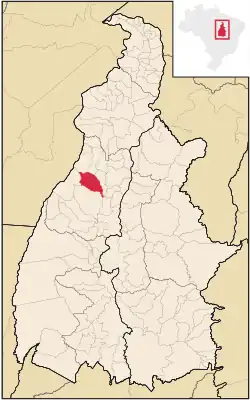 Localização de Goianorte no Tocantins