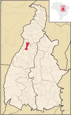 Localização de Pequizeiro no Tocantins