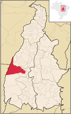 Localização de Pium no Tocantins