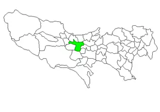 Localização de Tachikawa