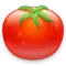 Ícone do programa Tomato Torrent (Solanum lycopersicum, um tomate como símbolo)