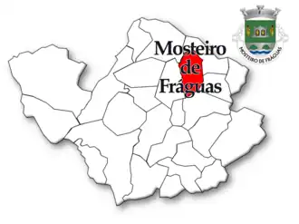 Localização no município de Tondela